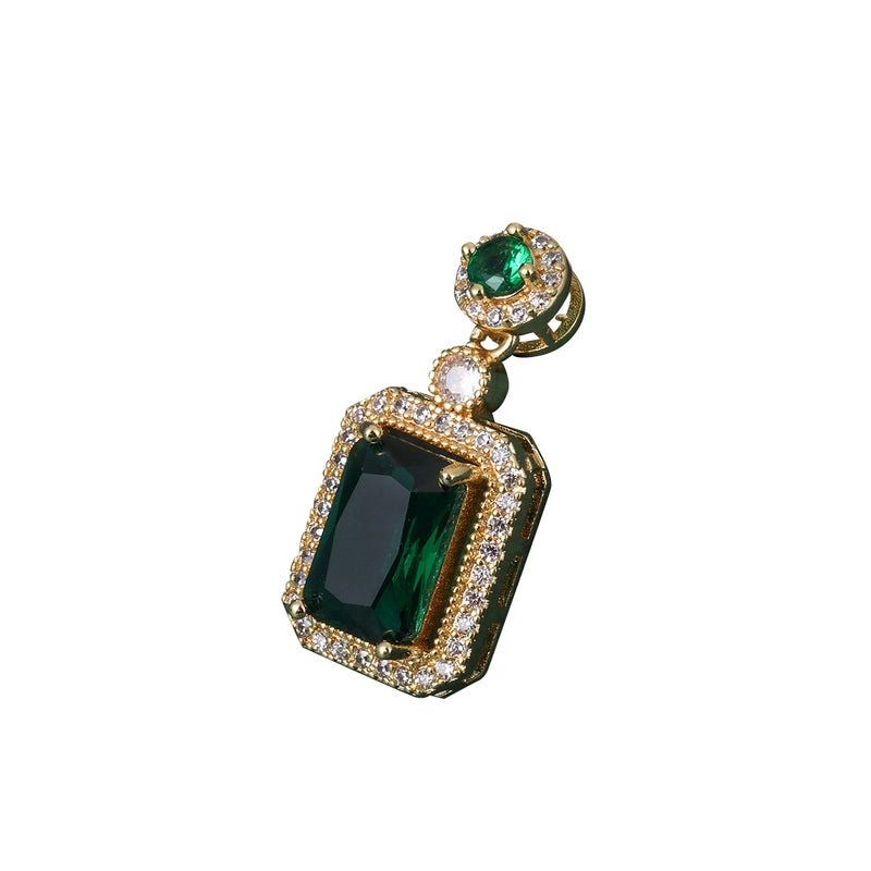 1 Piece 1-2cm Copper Zircon Geometric Jewelry Accessories Pendant