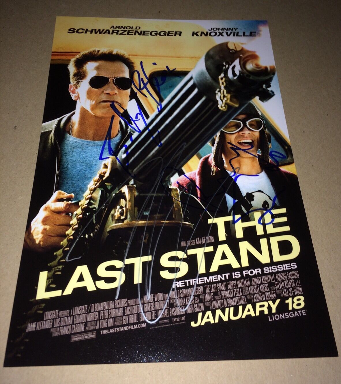 Last Stand Cast X3 Hand Signed 8 X 12 Photo Poster painting IN PERSON Blair Santoro Henney