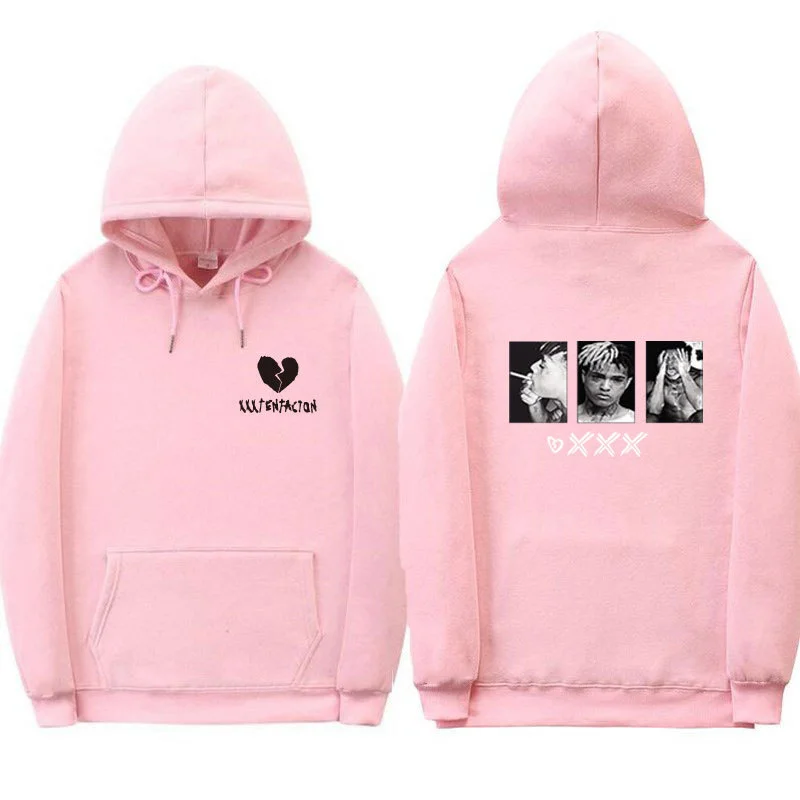 Street style cuff sports hoodie