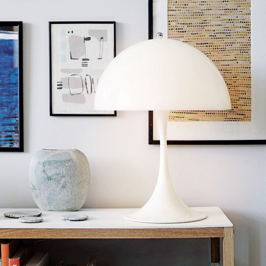 Nordic White Mushroom Table Lamp