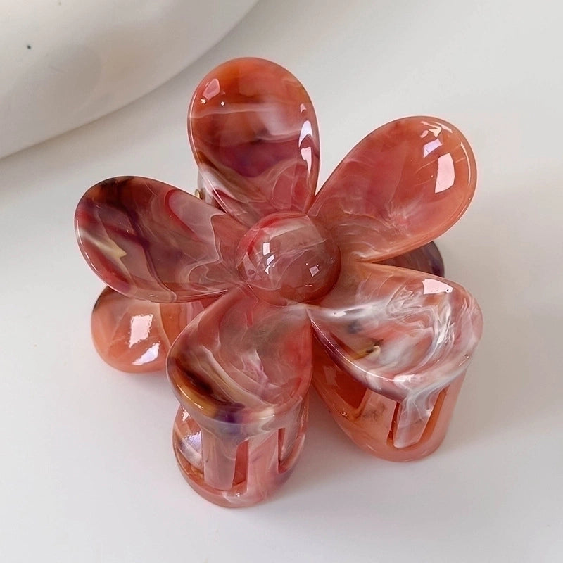 Women’s Elegant Vacation Tropical Flower Arylic Hair Clip