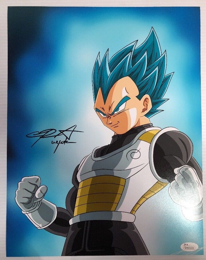 Chris Sabat Signed Autographed 11x14 Photo Poster painting Dragon Ball Z Vegeta JSA COA 16