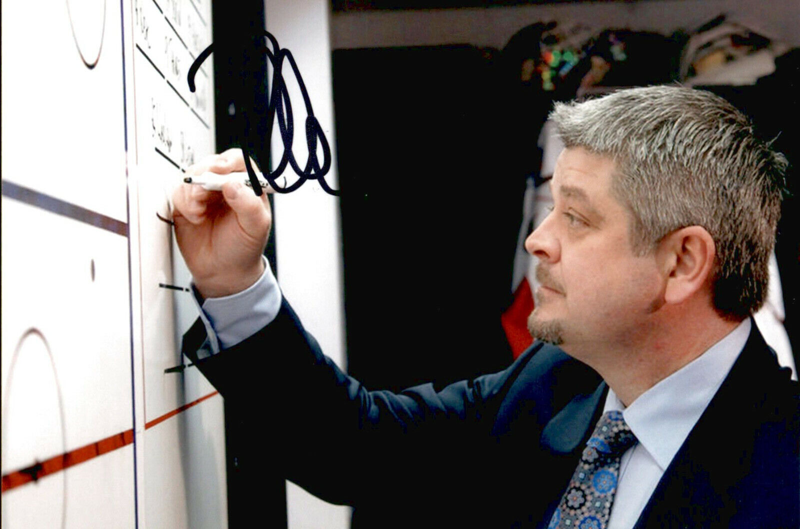 Todd McLellan SIGNED autographed 4x6 Photo Poster painting EDMONTON OILERS COACH