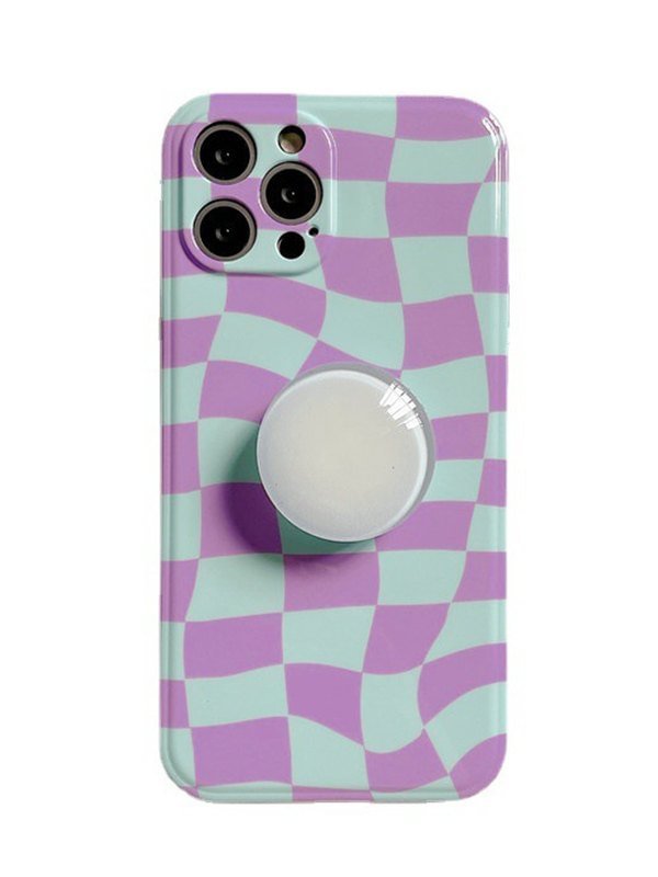 Y2K Checkerboard Iphone Cases & PopSockets-luchamp:luchamp