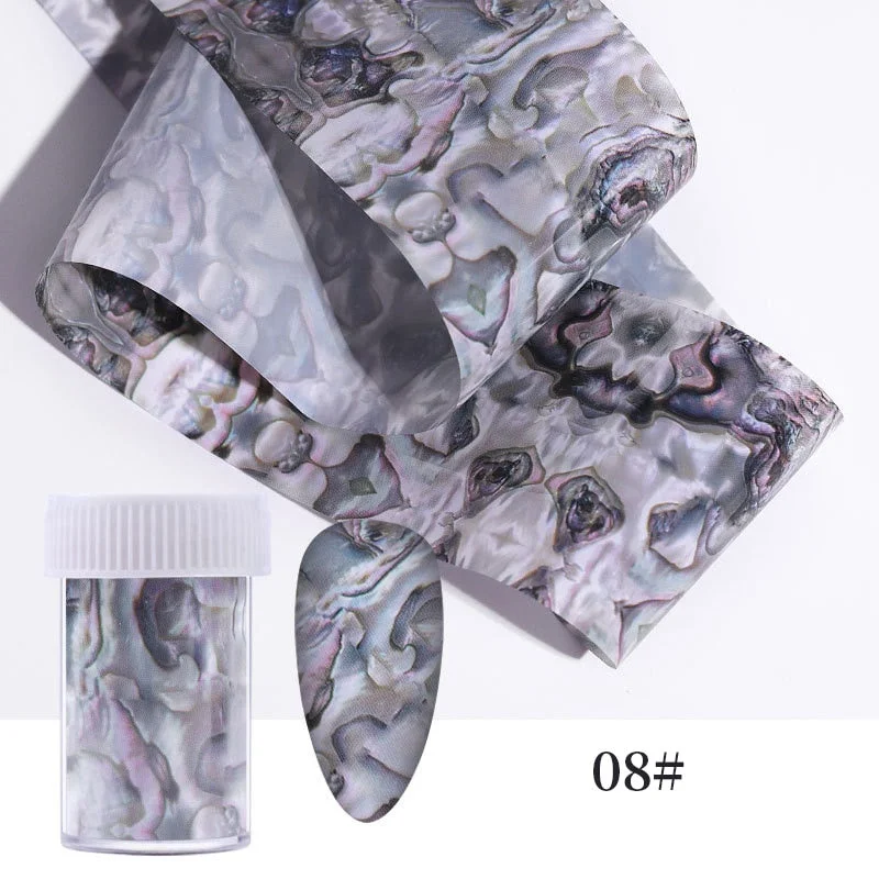 Nail Foils Flowers Nail Stickers Transfer Decals Sliders Christmas Halloween Print Nail Art Decorations DIY Tips Adhesive Wraps