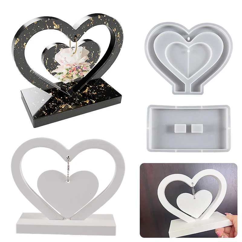 Love Sign Photo Frame Decoration Silicone Mold