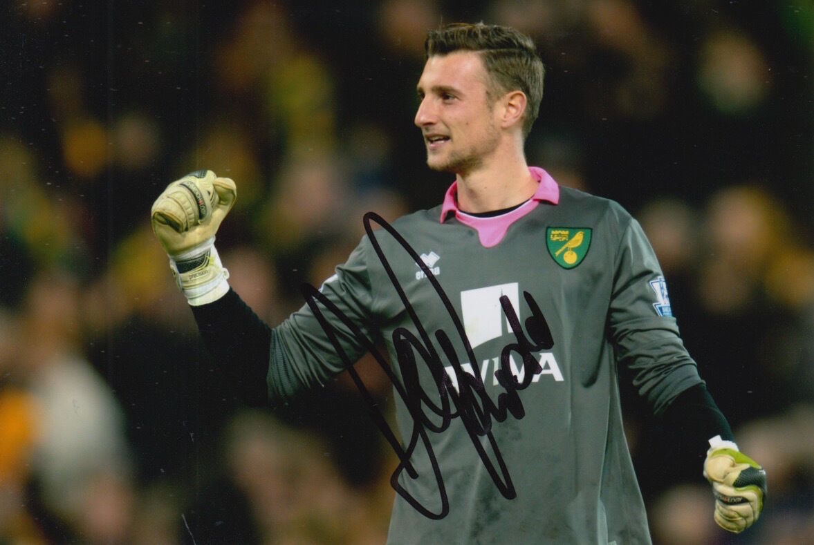 NORWICH CITY HAND SIGNED DECLAN RUDD 6X4 Photo Poster painting.