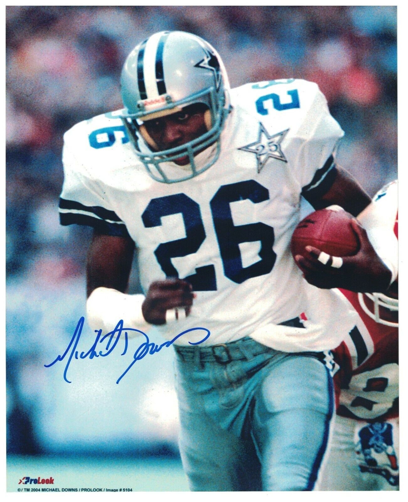 Dallas Cowboys Michael Downs Signed Autographed 8x10 Photo Poster painting Rice B