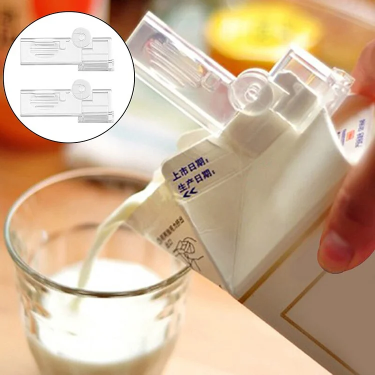 Milk Carton Sealing Clip Boxed Beverage Sealed Clamp Snack Bag Sealing Household Food Clips