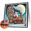 (US Only)4pcs Xmas - Diamond Painting - Partial Special Shaped Drill (Canvas|30*30cm)