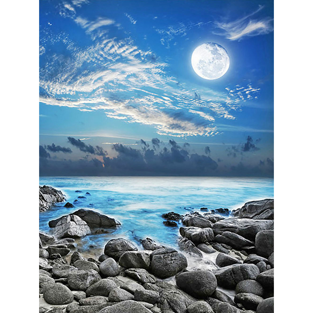 

Moon Landscape - Square Drill Diamond Painting - 30*40CM, 501 Original