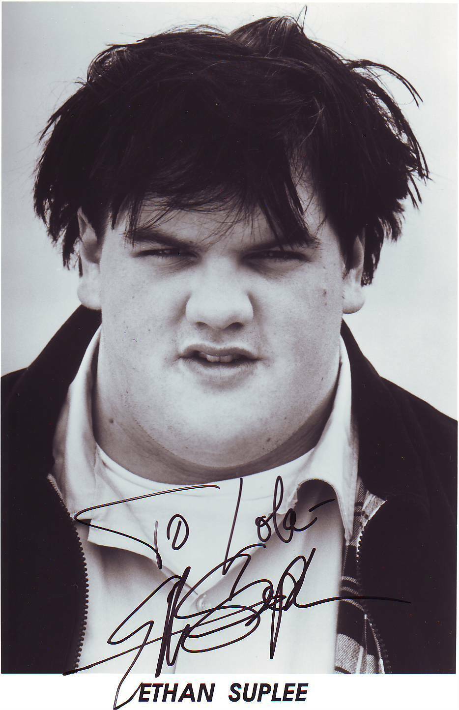 Ethan Suplee (20x25 cm) Original Autographed Photo Poster painting