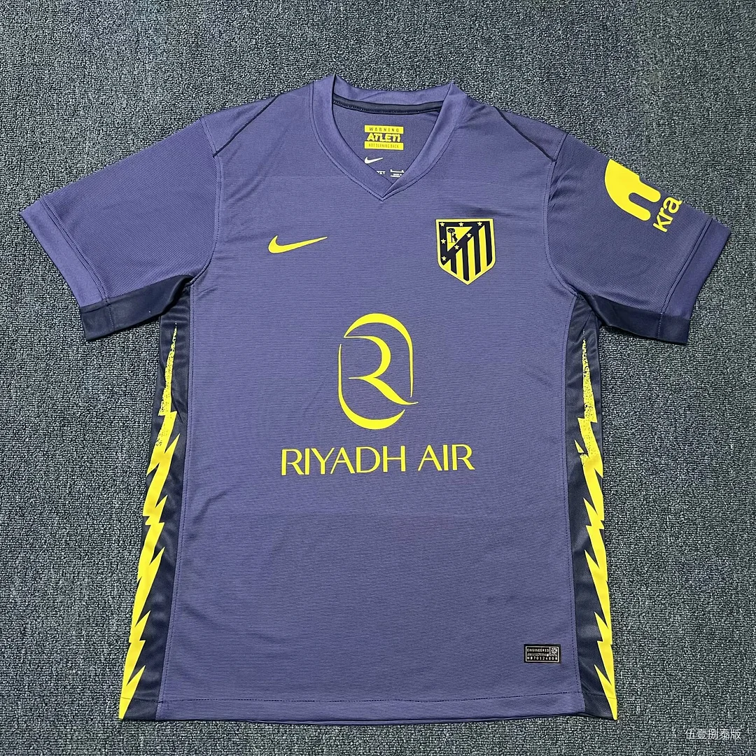 25/26 Atletico Madrid Away Football Shirt Thai Qaultiy