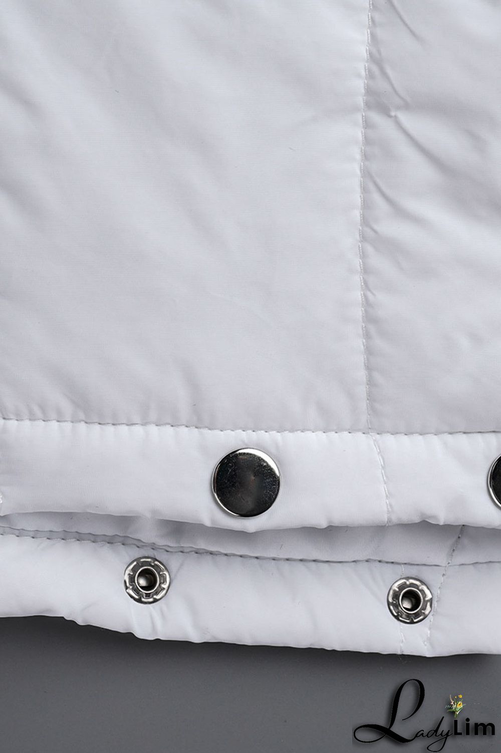 Tangerine Red Casual Street Solid Patchwork Draw String Buttons Zipper Outerwear