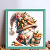 (Multi-Style) Vegetable Fruit Gnome-11CT Stamped Cross Stitch 45*45cm/17.72*17.72in