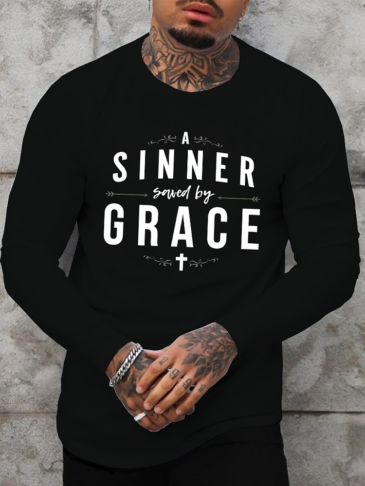 sinner saved by grace tattoo