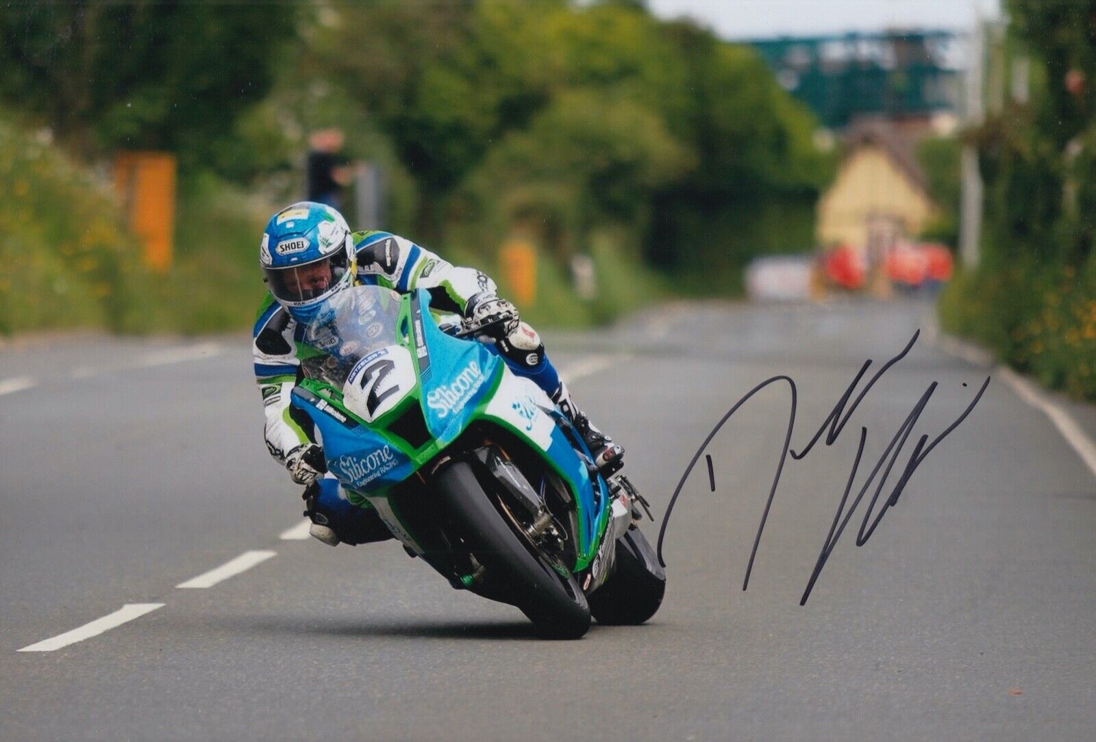 Dean Harrison Hand Signed 12x8 Photo Poster painting Isle of Man TT Autograph 4