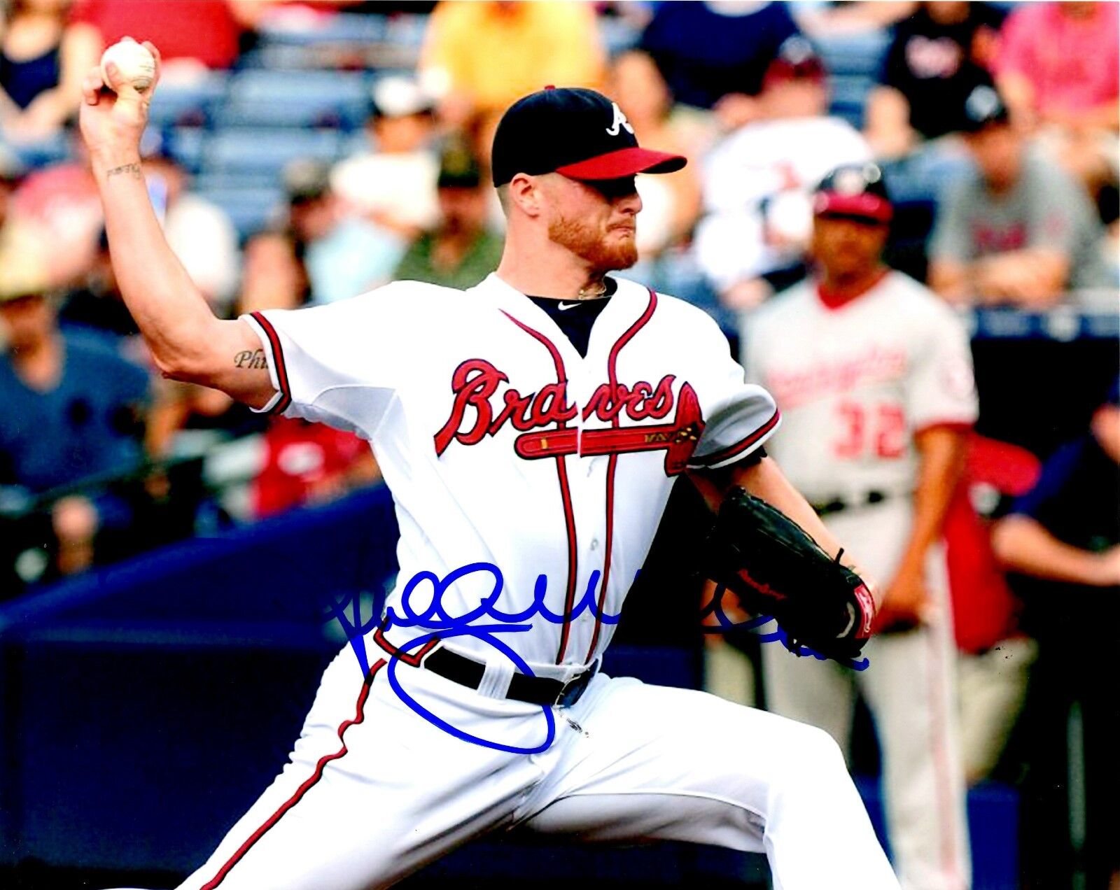 Autographed SHELBY MILLER Atlanta Braves 8x10 Photo Poster painting- COA