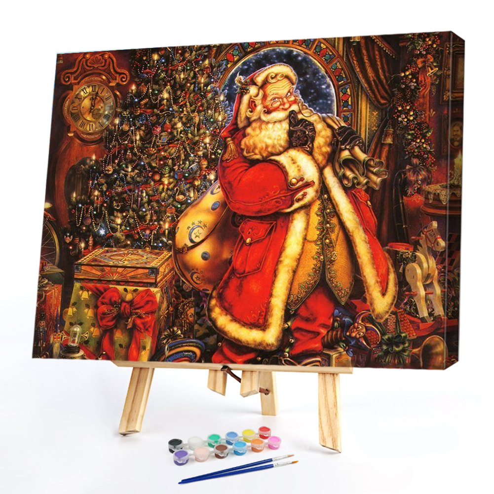 

50*40CM - Paint By Numbers - Santa Claus, 501 Original
