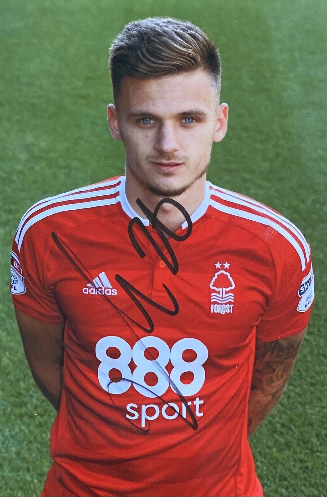 Jamie Paterson Genuine Hand Signed Nottingham Forest 6X4 Photo Poster painting