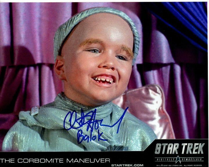 CLINT HOWARD Signed Autographed 8x10 STAR TREK BALOK Photo Poster painting