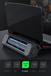 Laptop Cooler Notebook Cooler Adjustable Quiet 2600RPM USB Charging Suitable for Laptops Tablets Mobile Phone Cooling Stand Laptop Cooling Stand