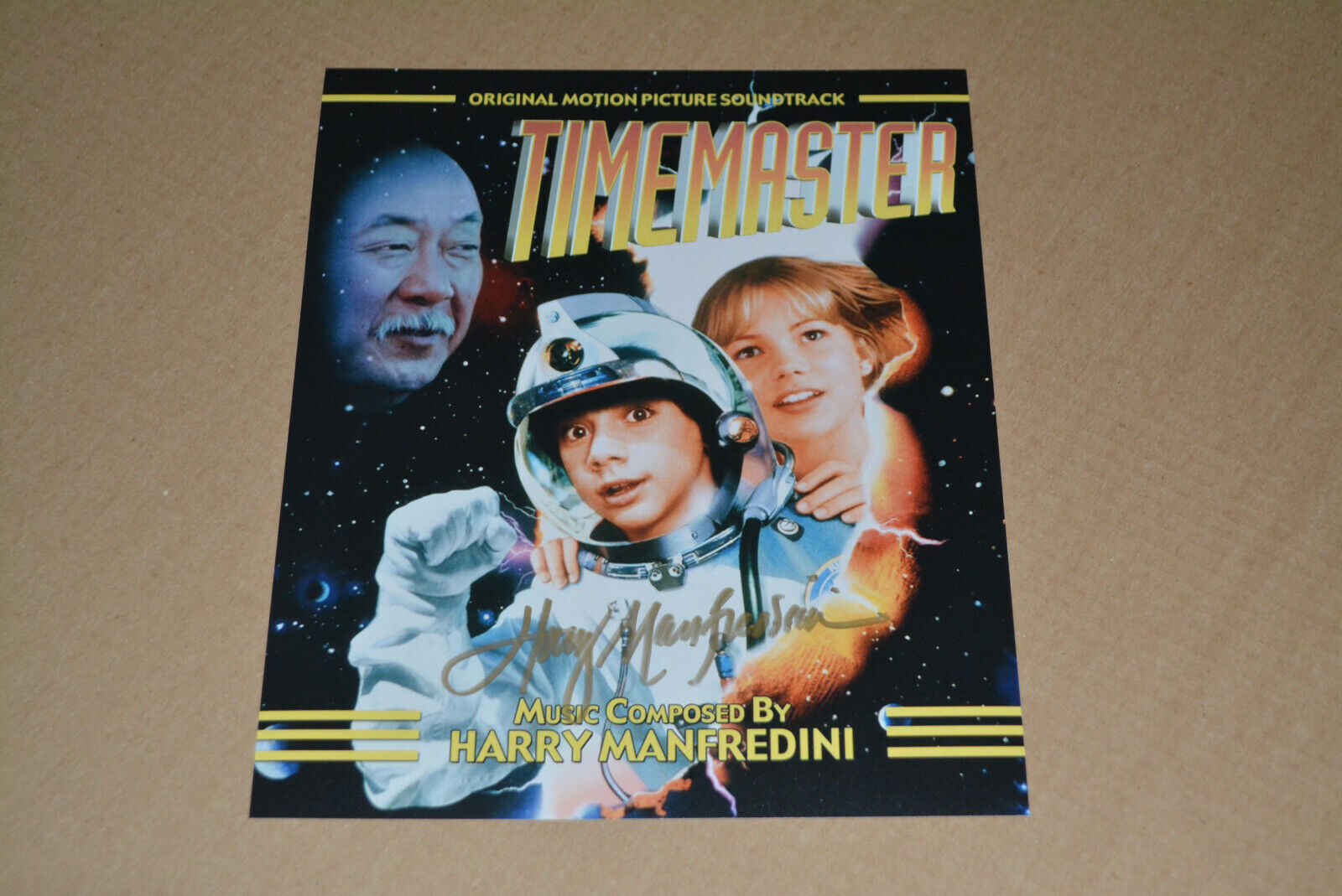 HARRY MANFREDINI signed autograph In Person 8x10 (20x25 cm) TIMEMASTER THEME