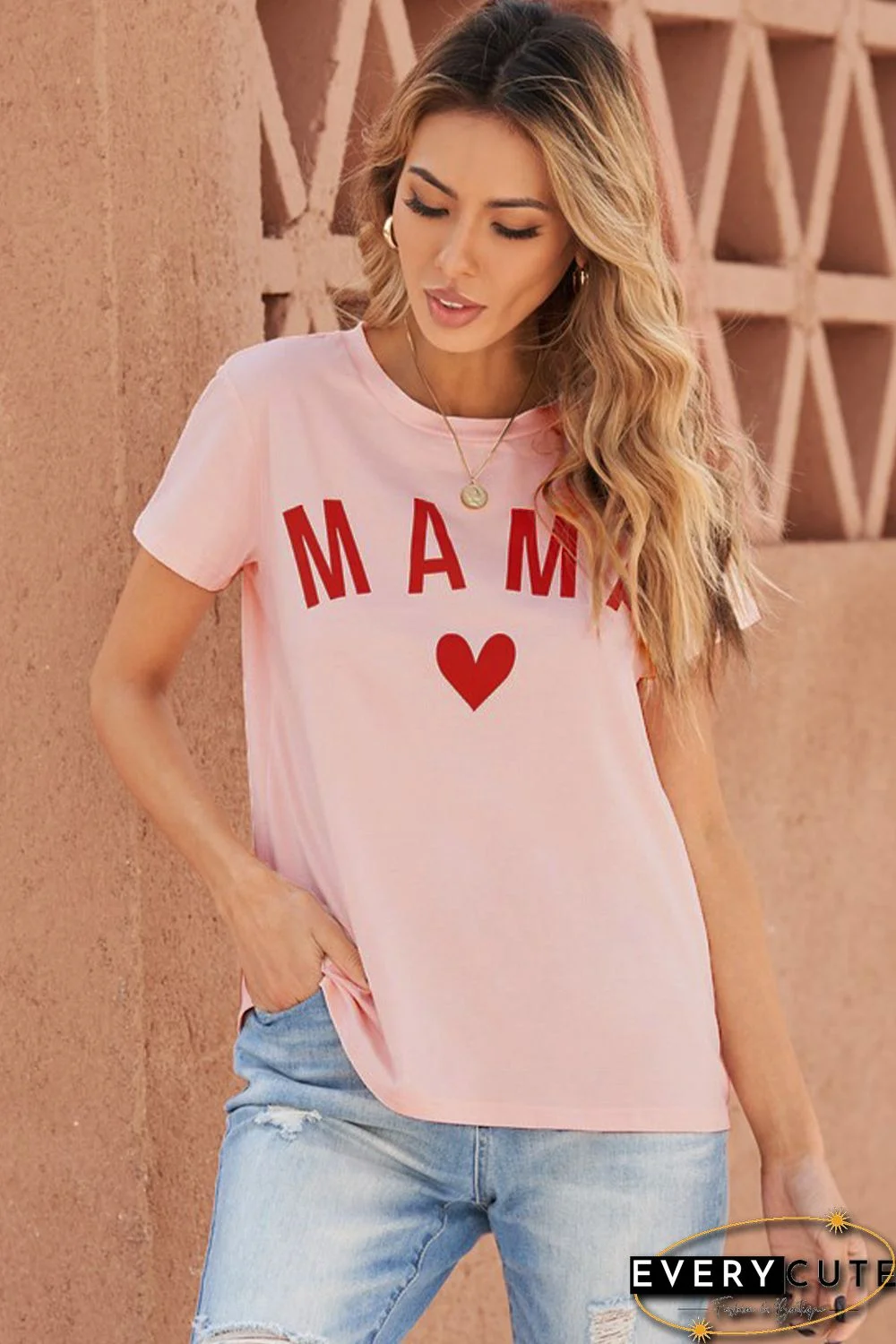 MAMA Letter Print Tee