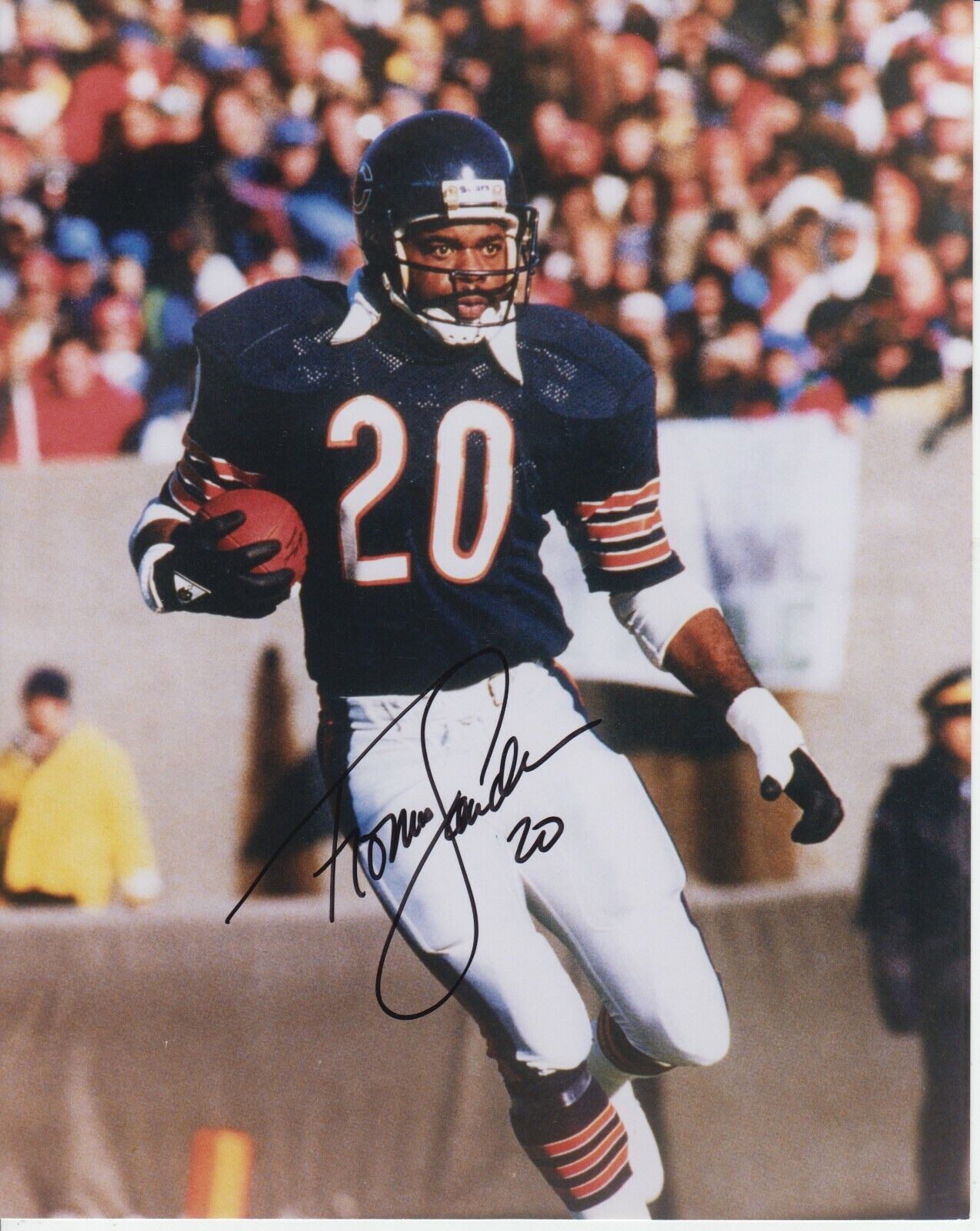 Thomas Sanders #1 8x10 Signed Photo Poster painting w/ COA Chicago Bears -