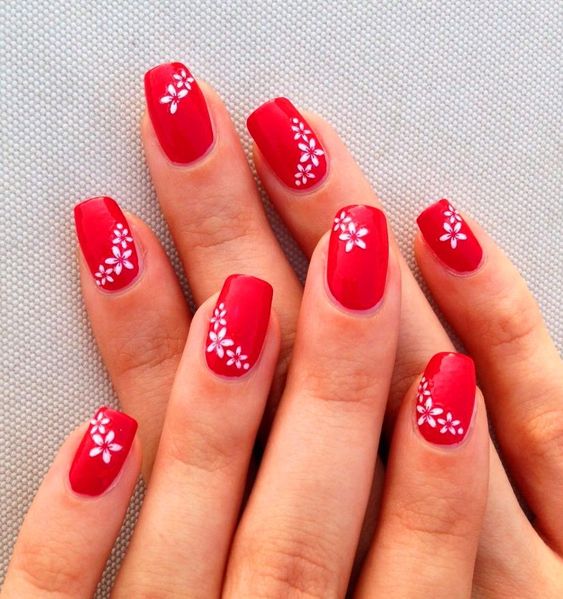 19 Easy Red Nail Designs - Cute Nail Art Ideas for a Red Manicure