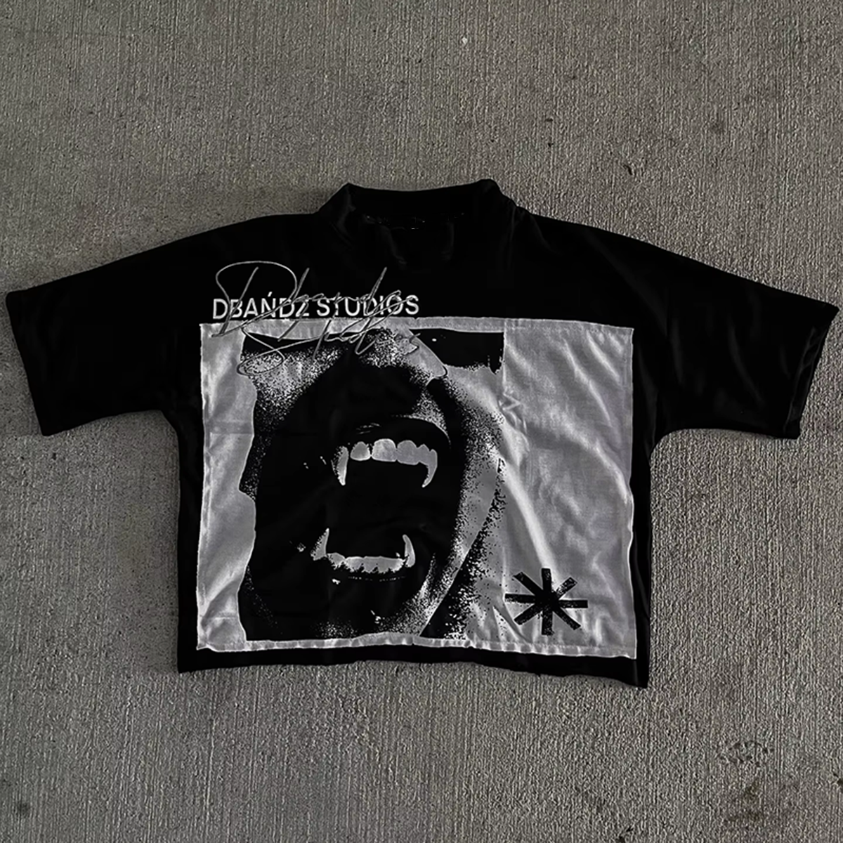 Vintage Roar Graphic 100% Cotton T-Shirt Cropped Tees - SOPULA