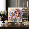 Framed Diamond Painting - Full Round Drill - Bird (25x25cm)