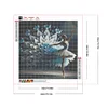 (40*40cm)Peacock Skirt Girl - Full Round Drill Diamond Painting