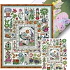 [Brand]Garden - 14CT Stamped Cross Stitch - 40*49cm