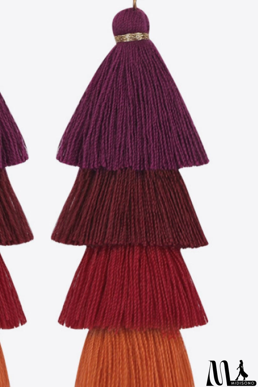 MidiSono - Layered Tassel Earrings