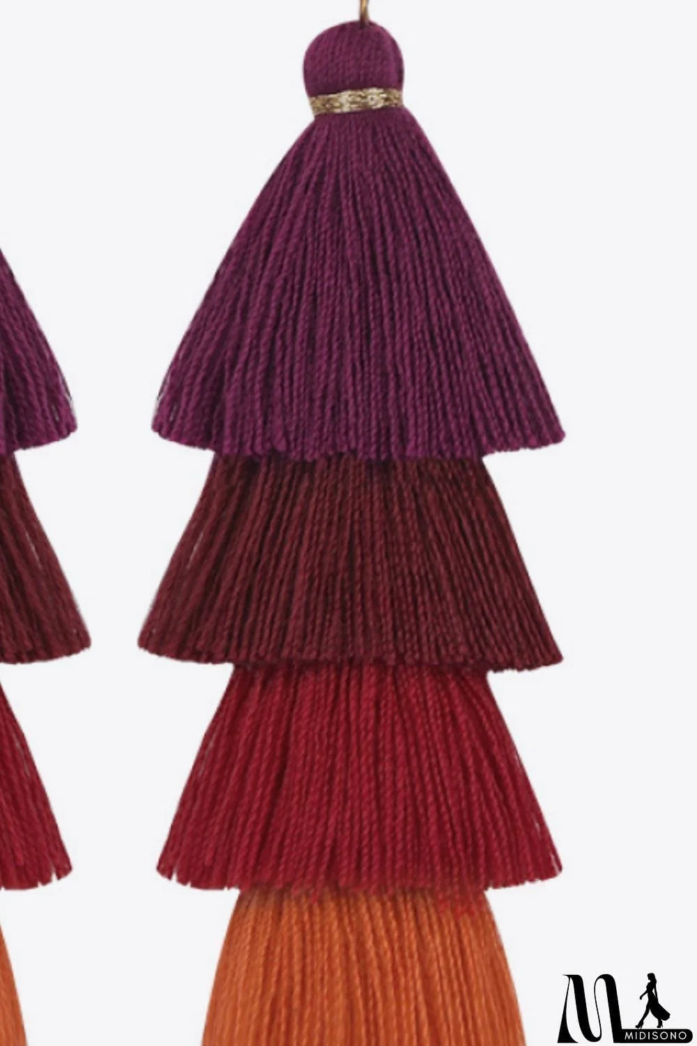 MidiSono - Layered Tassel Earrings