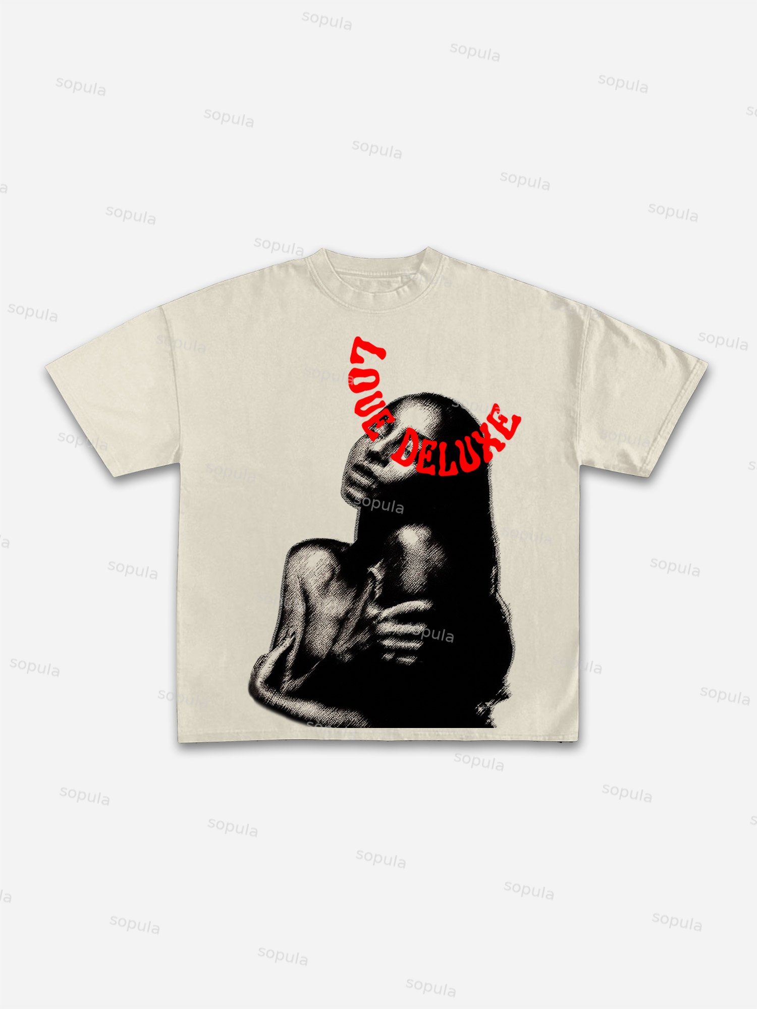 Sade Adu Print Cotton T-shirt - Sopula｜Premium Graphic Tees & Graphic Clothing