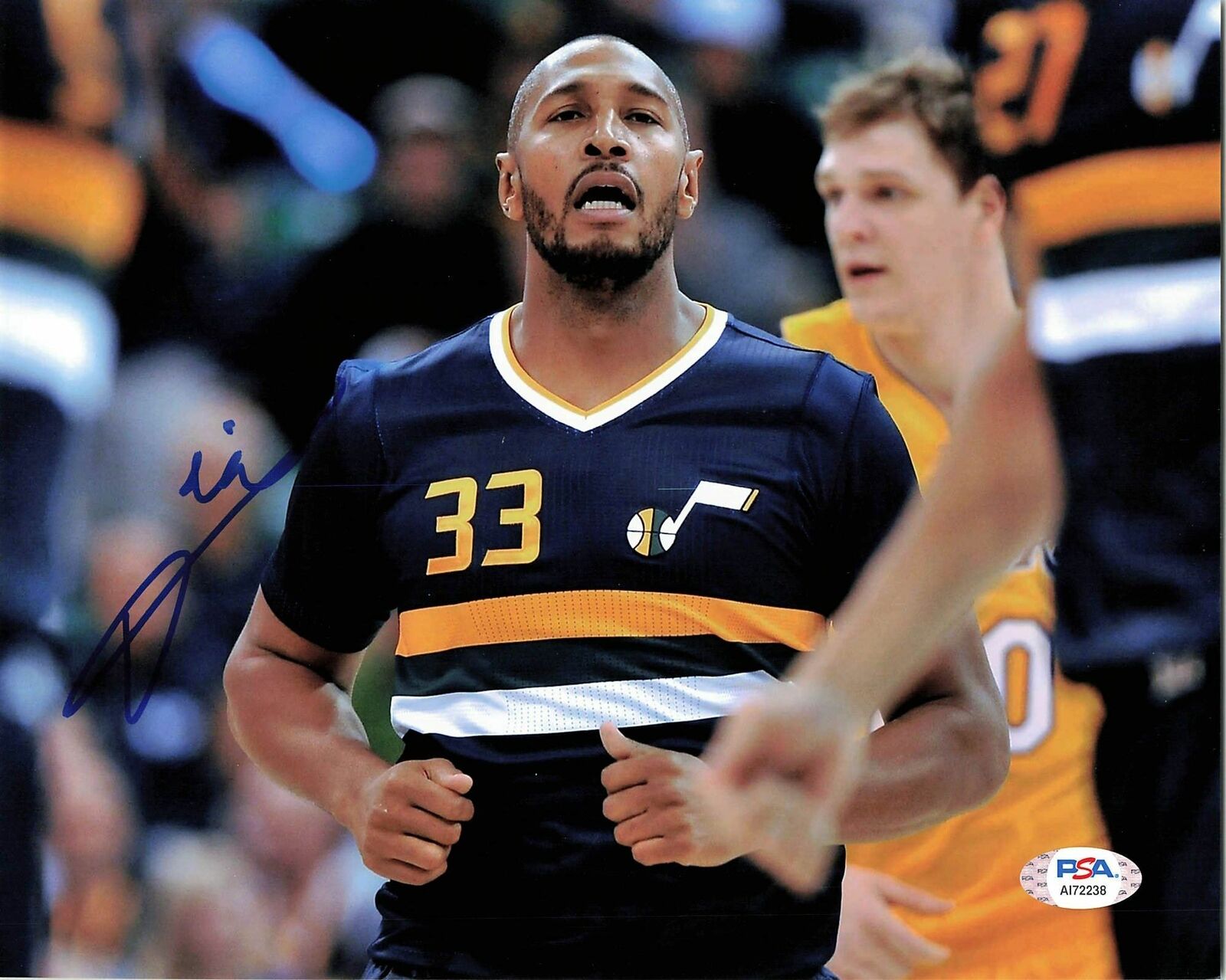 Boris Diaw signed 8x10 Photo Poster painting PSA/DNA Utah Jazz Autographed