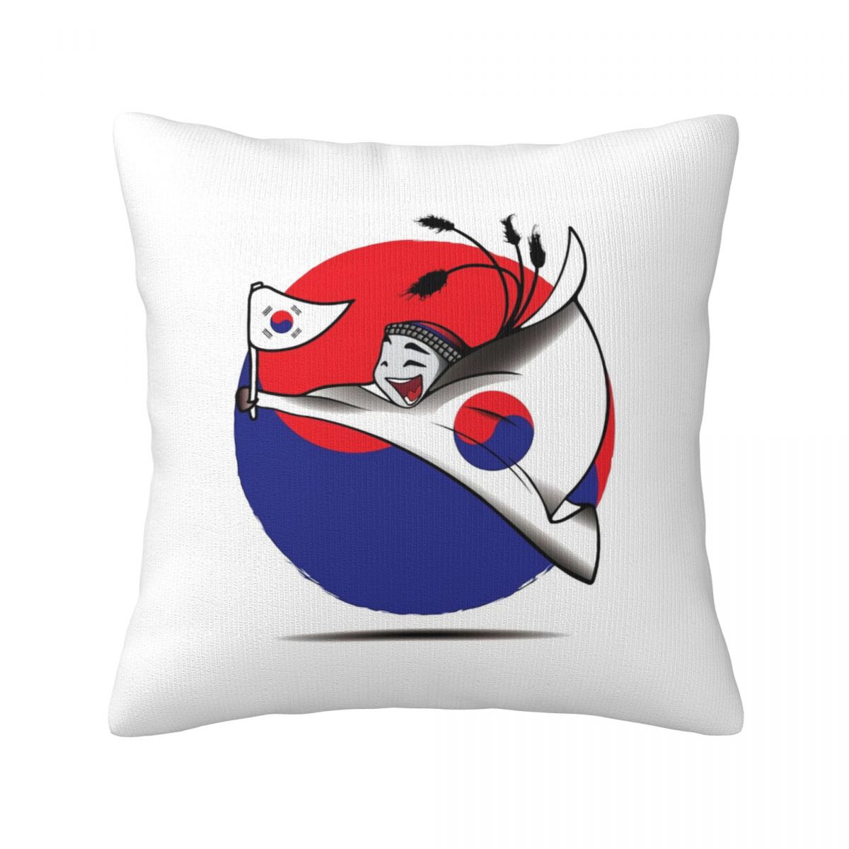 South Korea World Cup 2022 Mascot Throw Pillows 18 x 18 inch