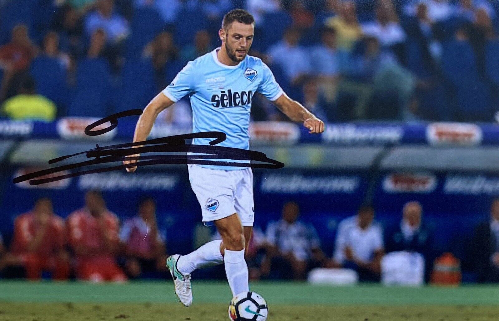 Stefan de Vrij Genuine Hand Signed Lazio 6X4 Photo Poster painting, See Proof