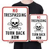 Warning No Trespassing - Vintage Metal Signs(12*16Inch) - Warning