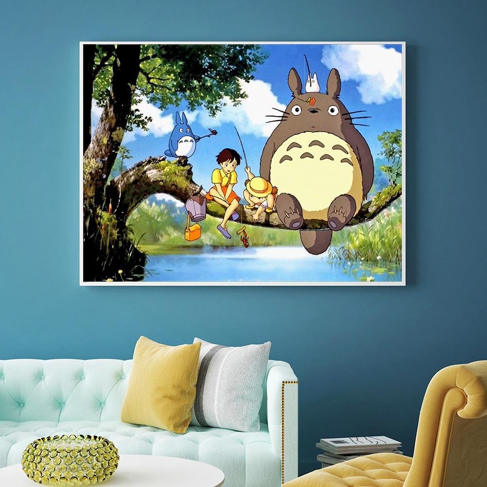 Totoro-Full Round Diamond Painting(50*40cm)