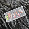 5Pcs Metal Fishing Lures Artificial Spinner Hard Baits Wobblers for Trout Bass