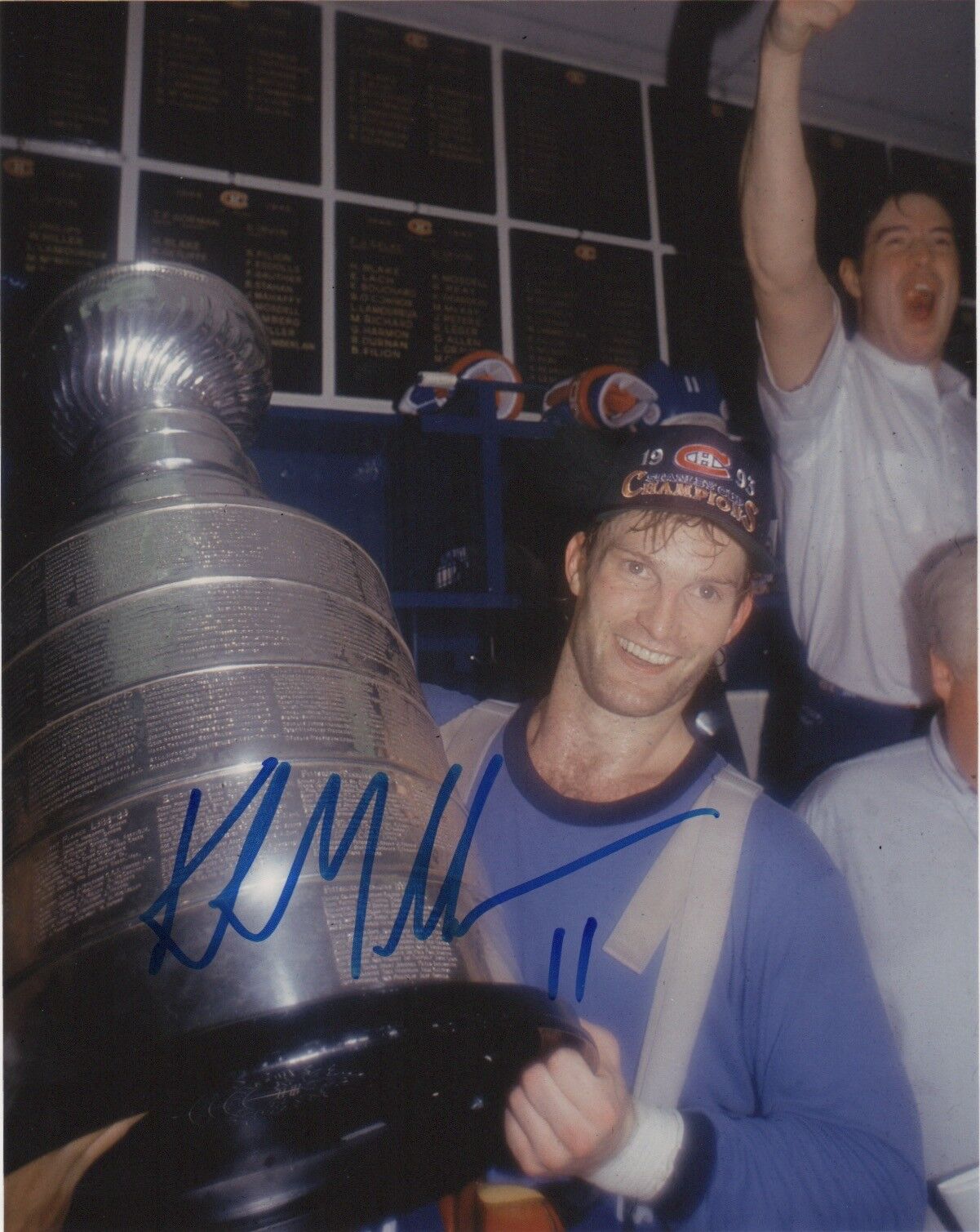 Montreal Canadiens Kirk Muller Signed Autographed 8x10 NHL Photo Poster painting COA #2