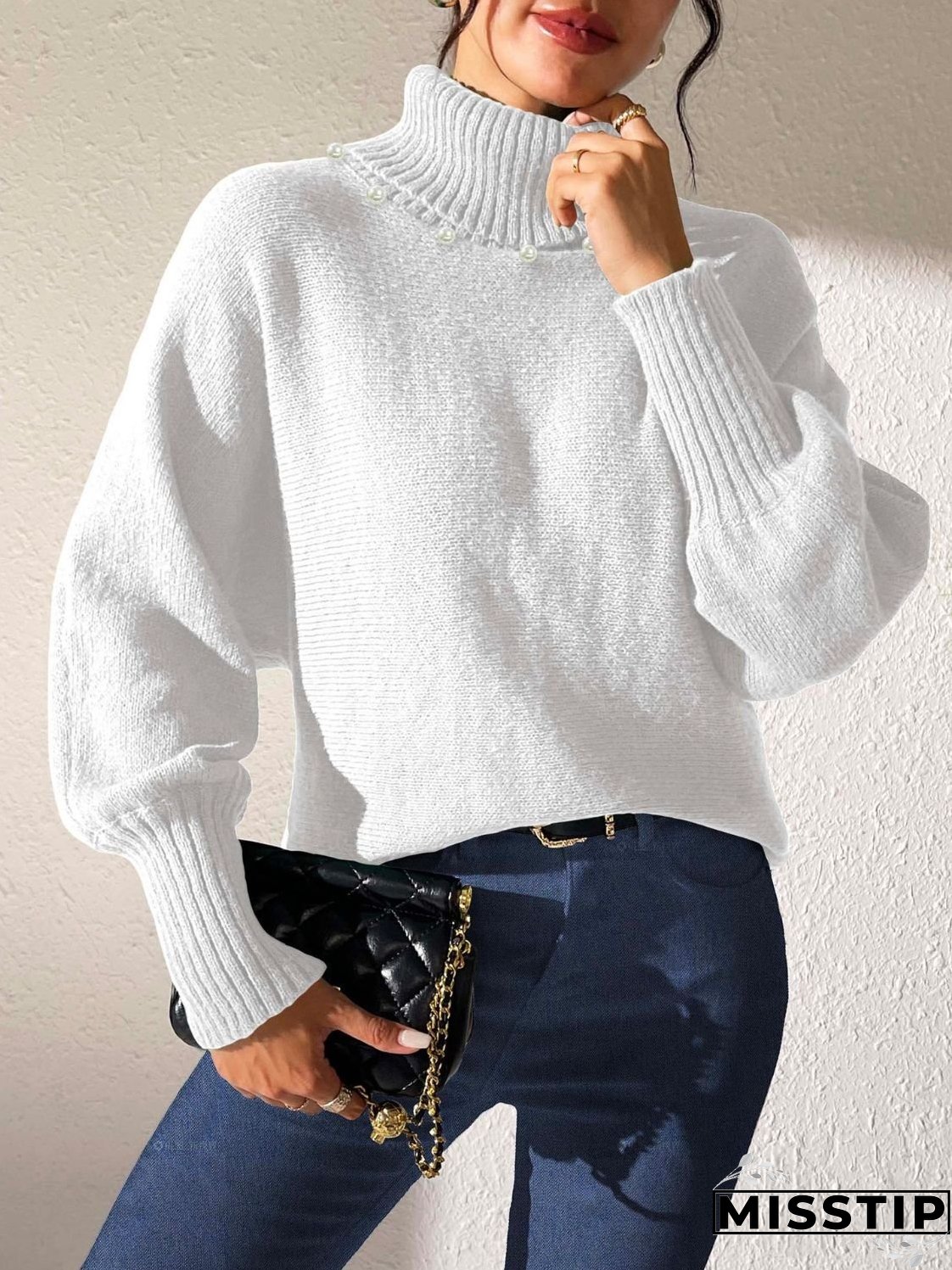 Turtleneck Long Sleeve Sweater