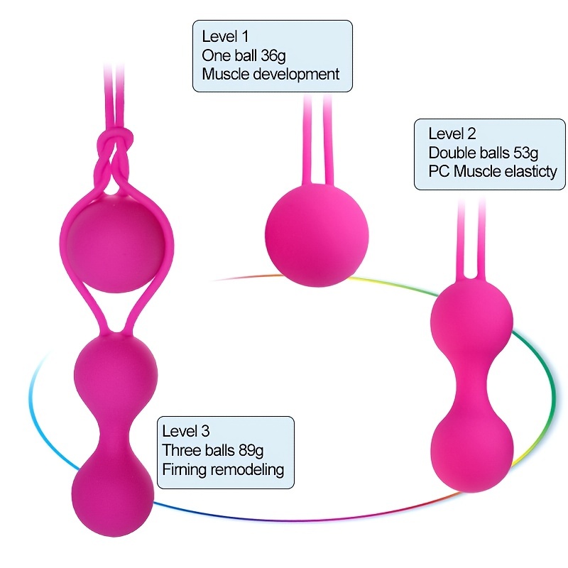 Silicone Kegel Vagina Balls for Pelvic Floor Muscles Strengthening