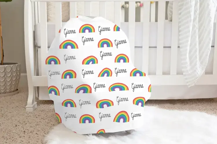 Personalized Baby Car Seat Canopy| Canopyl35