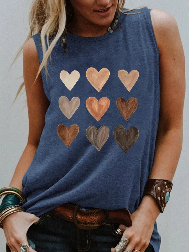 Be Kind Heart Tank Top