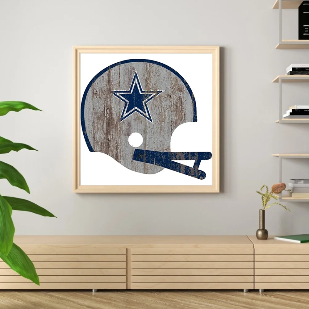 Full Round Diamond Painting 30*30cm - Dallas Cowboys Football Team