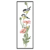 Bird Flower - 9CT Partial Beaded Cross Stitch Kit(16x53cm)